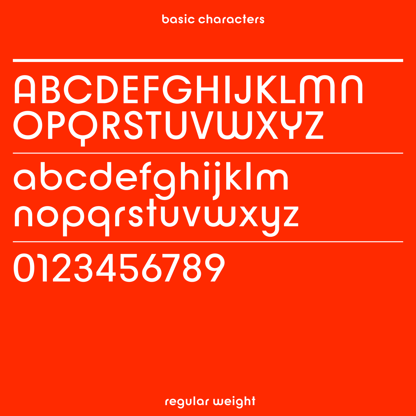 Bauhaus Bau—Rounded sans-serif font for modern retro styles