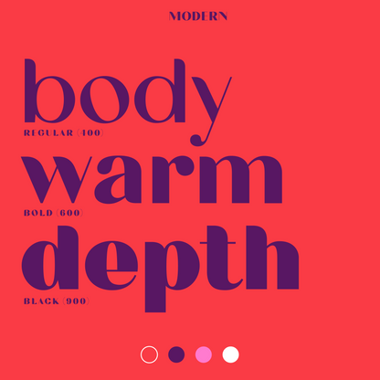 Bauhaus Chez—Rounded sans font, warm & high-contrast