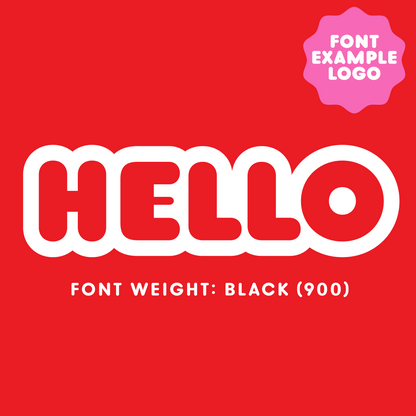 Goji—Friendly, rounded display font