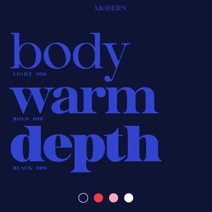 Bauhaus Mod—Modern serif font for elegance