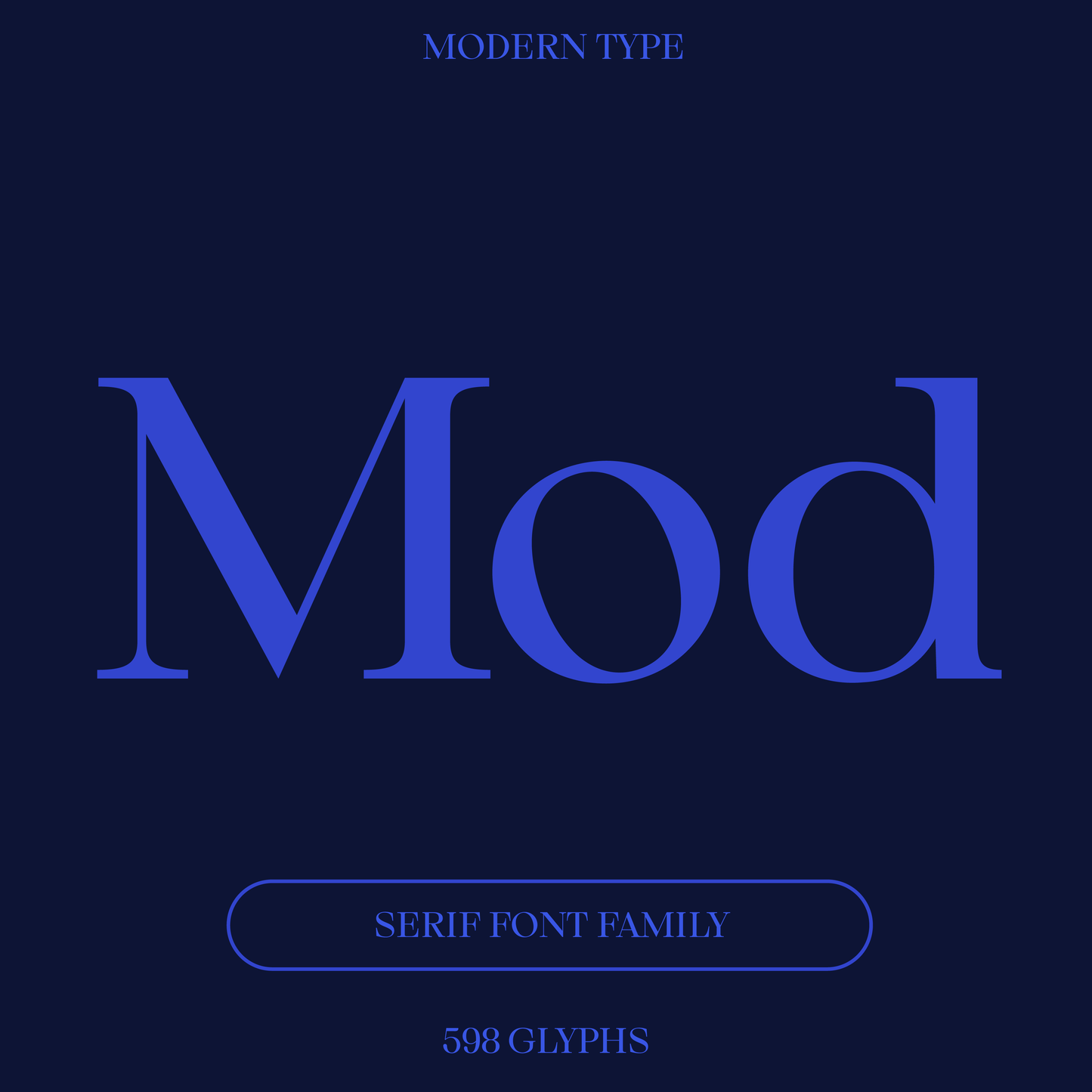 Bauhaus Mod—Modern serif font for elegance