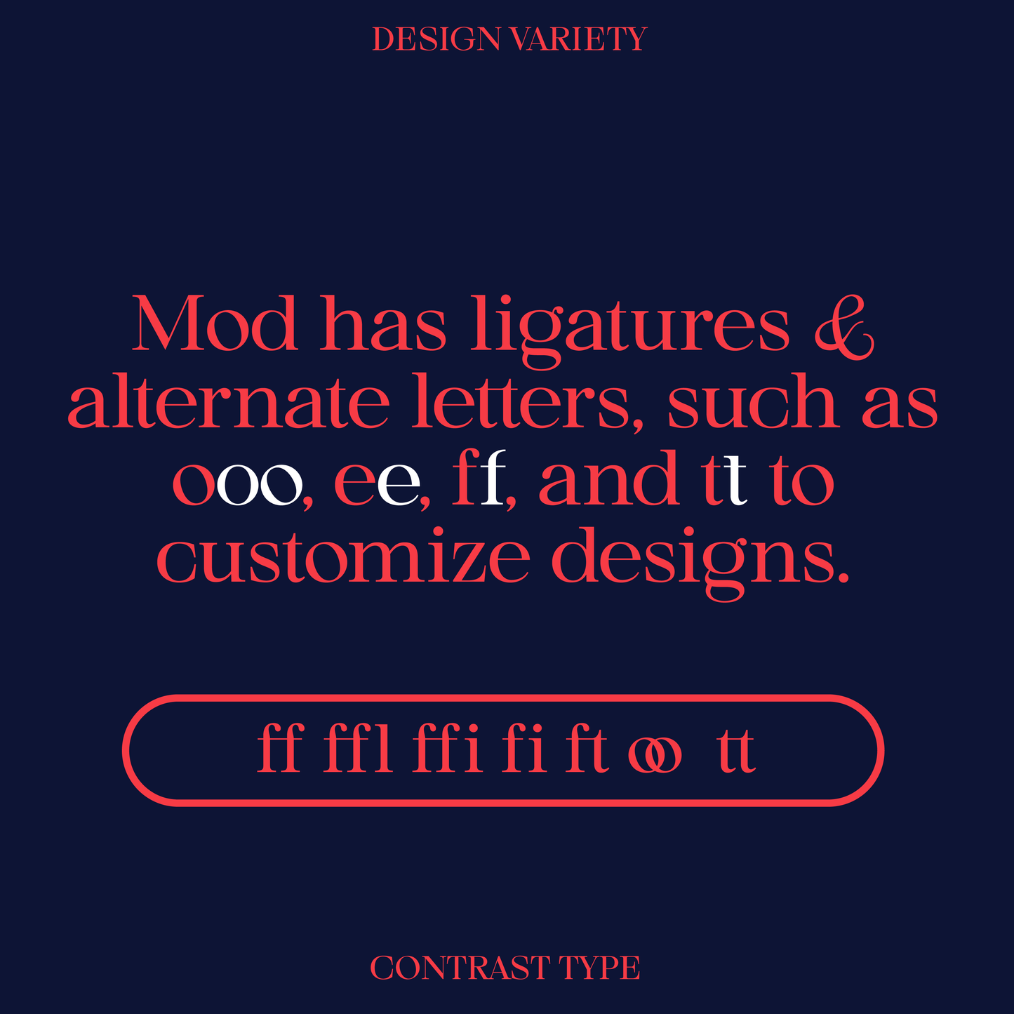 Bauhaus Mod—Modern serif font for elegance