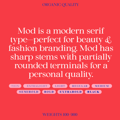 Bauhaus Mod—Modern serif font for elegance