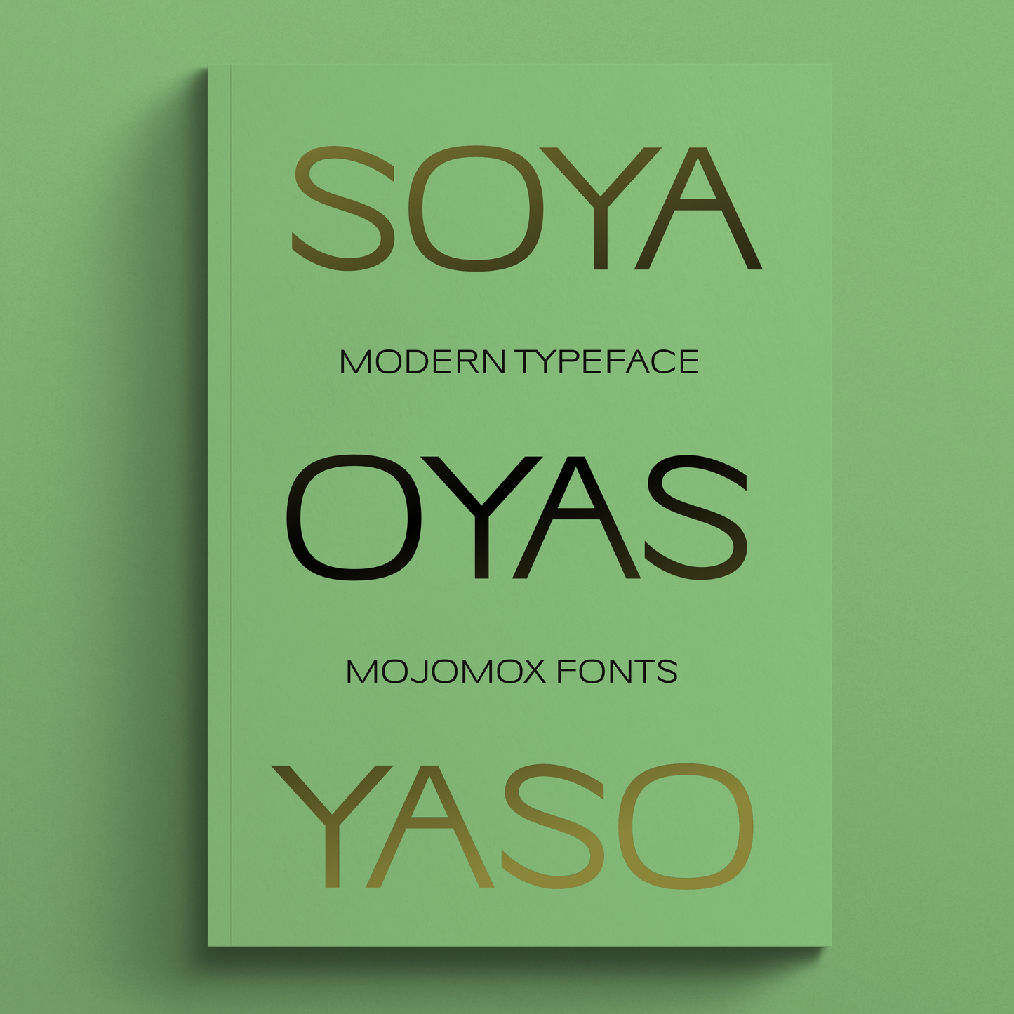 Soya—Chic, trendy font for modern food and fashion